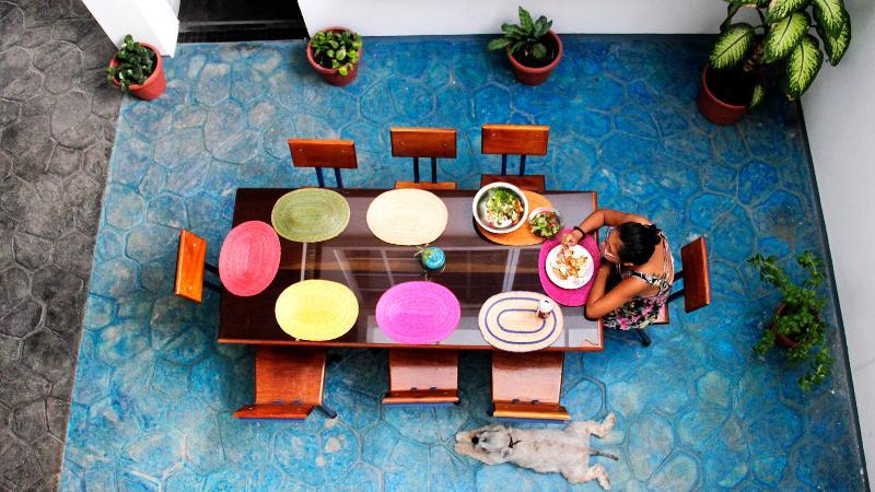 Hostal Azul Y Blanco Santa Cruz Huatulco Eksteriør billede